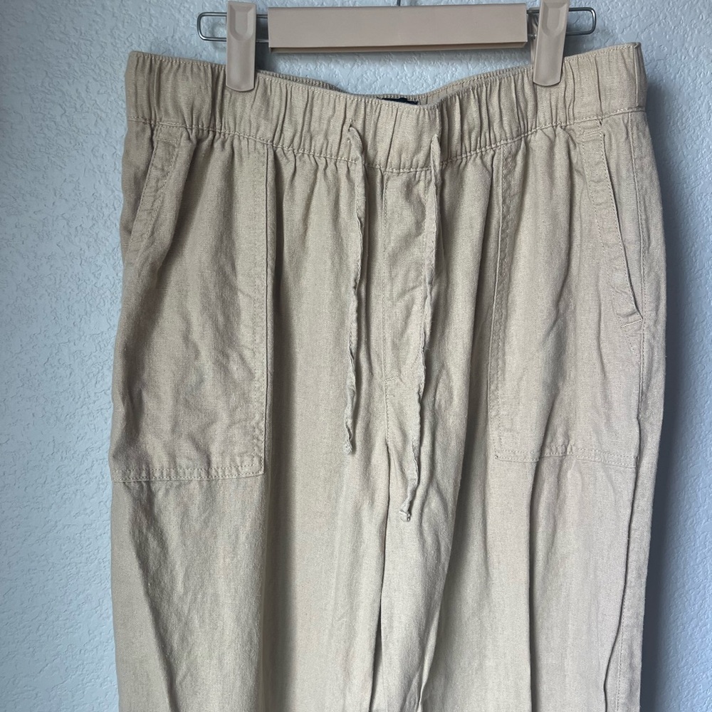GAP Linen Blend Khaki Chinos - Picture 3 of 5